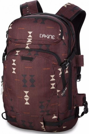 Сноубордический рюкзак Dakine Womens Heli Pro 20L Sundance (коричневый с треугольным принтом) 