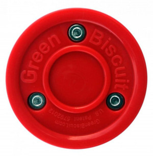 Шайба для стрит-хоккея Green Biscuit красная 