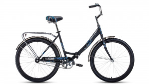 Велосипед Forward SEVILLA 26 1.0 черный матовый/белый 18.5&quot; (2022) 