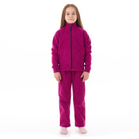 Детский флисовый костюм Dragonfly purple black