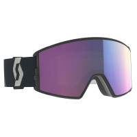 Маска Scott Goggle React mountain black/enhancer teal chrome