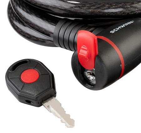 Schwinn 6ft x 15 Key Cable Lock HC5