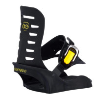 Крепления для сноуборда Luckyboo Future Small black размер XS (16-18 см)