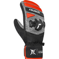 Варежки Reusch Worldcup Warrior R-Tex XT Mitten black/silver/fluo red