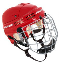 Шлем с маской Bauer 4500 Combo SR red (1044665) 