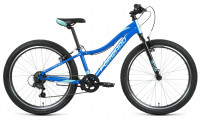Велосипед Forward Jade 24 1.0 синий/бирюзовый (2021)