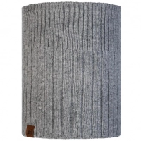 Шарф-труба Buff Knitted & Fleece Neckwarmer Kort Light Grey