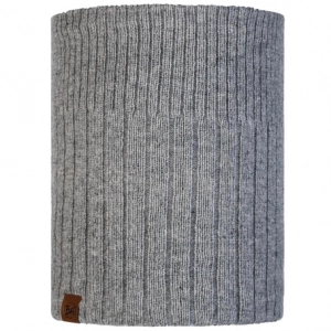 Шарф-труба Buff Knitted &amp; Fleece Neckwarmer Kort Light Grey 