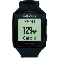 Спортивные часы-пульсометр Sigma iD.LIFE черный