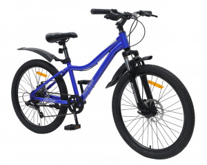 Велосипед Avenger C241D 24" синий/серебристый рама: 13" (2025) 