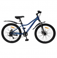 Велосипед Avenger C241D 24" синий/серебристый рама: 13" (2026)