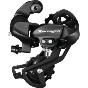 Переключатель задний Shimano Tourney RD-TX800 (на петух 7/8 ск.) черный 