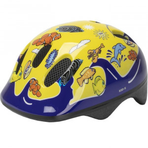 Шлем детский M-Wave 5-731076 Sea World желтый S (52-56 см) 