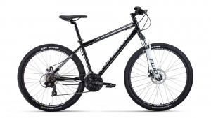 Велосипед Forward SPORTING 27.5 2.0 disc черный/белый (2021) 