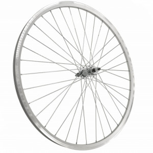 Колесо заднее Stels 28"-29" двойной серебристый обод V-brake втулка под трещотку 6-7 ск. 