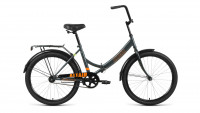 Велосипед ALTAIR CITY 24 темно-серый/оранжевый рама: 16" (2022)