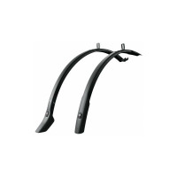Крылья SKS Velo42 Urban SKS-10497 27,5 и 28", для покрышек 1,1"-1,5", 53 мм, переднее 715 мм, заднее 870 мм, пластик, черный