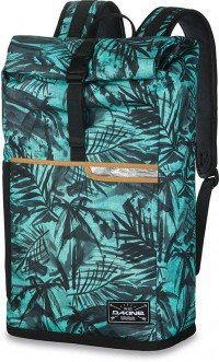 Рюкзак для сёрфинга Dakine Section Roll Top Wet/dry 28L Painted Palm (бирюзовый с пальмовыми листьями)