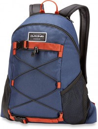 Городской рюкзак Dakine Wonder 15L Dark Navy (темно-синий с оранжевой отделкой)
