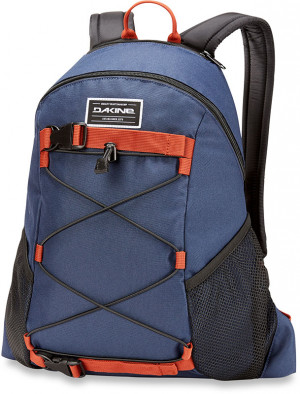 Городской рюкзак Dakine Wonder 15L Dark Navy (темно-синий с оранжевой отделкой) 