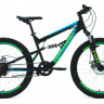 Велосипед Forward Raptor 24 2.0 D черный/бирюзовый рама 15" (2022) - Велосипед Forward Raptor 24 2.0 D черный/бирюзовый рама 15" (2022)