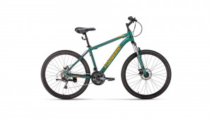 Велосипед Forward Hardi 26 2.0 D зеленый матовый/оранжевый 16&quot; (2022) 