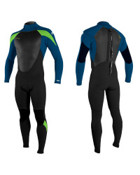 Гидрокостюм детский длинный O'Neill Youth Epic 5/4 Back Zip Full Black/Ultra Blue/Ultra Blue/Dayglo S21 (4219B GS6)