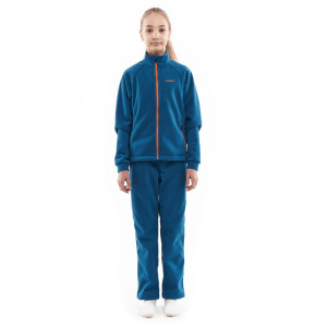Подростковый флисовый костюм Dragonfly blue orange 