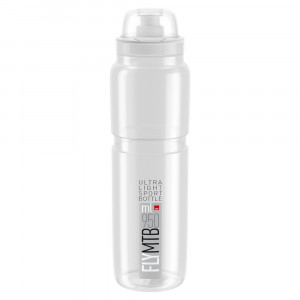 Фляга 950 мл Elite Fly MTB, прозрачный, защитный колпачок 