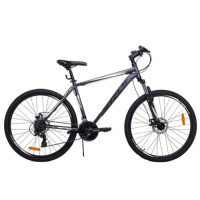 Велосипед Stels Navigator-700 MD 27.5" Z010 (м) серый/черный рама: 19" (2025)