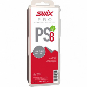 Парафин Swix PS8 Red, 180 г 