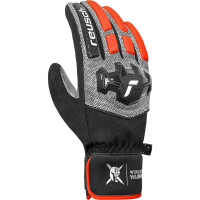 Перчатки Reusch Worldcup Warrior R-Tex XT black/silver/fluo red