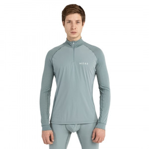 Термофутболка мужская Moax Race Wind LS серо-зеленая (MX114051-11400) Термофутболка мужская Moax Race Wind LS серо-зеленая (MX114051-11400)