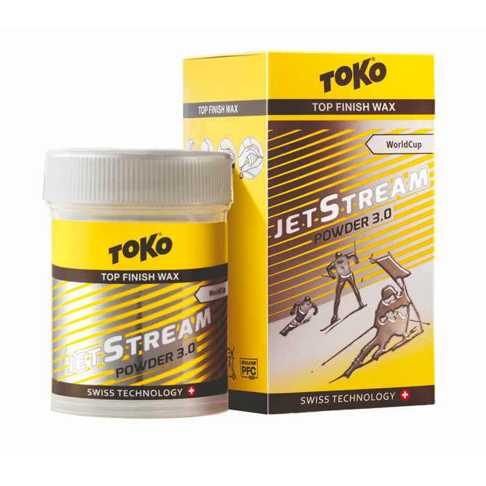 スキー Toko JetStream Powder Wax 30g Ускоритель Toko JetStream Powder 3.0 yellow (порошок) (0°С -4°С