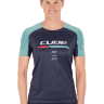 Джерси CUBE Teamline WS Round Neck к/рук женская, blue´n´mint - Джерси CUBE Teamline WS Round Neck к/рук женская, blue´n´mint