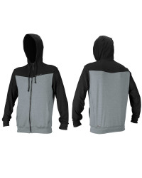 Толстовка мужская с капюшоном на молнии O'Neill HYBRID ZIP SUN HOODIE black/grey 4883 GL5 (2020)