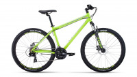 Велосипед Forward SPORTING 27.5 2.0 disc ярко-зеленый/серый (2021)