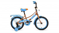 Велосипед Forward AZURE 16 бежевый\голубой (2021)