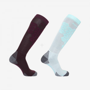 Носки Salomon S/Access 2-pack winetasting/meadowbrook (2022) 