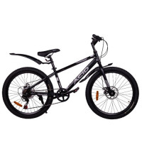 Велосипед Acid F 430 D 24" black flat/silver рама: 13" (2025)