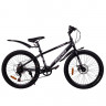 Велосипед Acid F 430 D 24" black flat/silver рама: 13" (2025) - Велосипед Acid F 430 D 24" black flat/silver рама: 13" (2025)