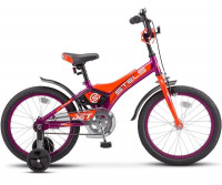 Велосипед Stels 18" Jet Z010 фиолетовый/оранжевый (2021)