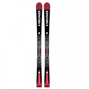 Горные лыжи Head Supershape e-Rally SW BB-PR + крепления PRD 12 GW Brake 85 [P] blk/red (2025) 