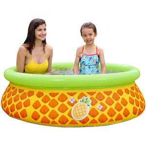 Бассейн надувной детский Jilong Pineapple 3D Spray pool (150x41) 