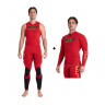 Гидрокостюм мужской длинный + гидрокуртка Jetpilot Vault Race John & Jacket red S26 (260290) - Гидрокостюм мужской длинный + гидрокуртка Jetpilot Vault Race John & Jacket red S26 (260290)