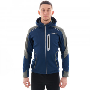Куртка с капюшоном Dragonfly Explorer 2.0 Man grey/ocean 