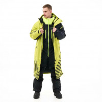 Плащ зимний Dragonfly Race Coat Man lime/black (2025)