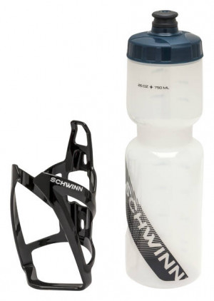 Бутылочка с держателем Schwinn Waterbottle and Cage 