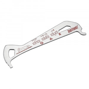 Цепеметр IceToolz Stainless Steel Chain Checker механический индикатор растяжения цепи 