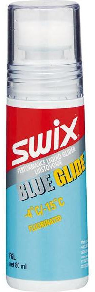 Мазь скольжения Swix Blue fluorinated Glider liquid -4C/-15C 80 мл (F6LNC) 
